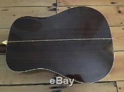 Tarada W615 Dreadnought Acoustic Guitar Made in Japan 1970s Roadworn