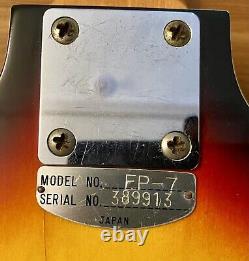 Teisco Del Rey EP-7 Sunburst HollowBody 6 String Guitar Made in Japan 1960's