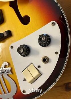 Teisco Del Rey EP-7 Sunburst HollowBody 6 String Guitar Made in Japan 1960's
