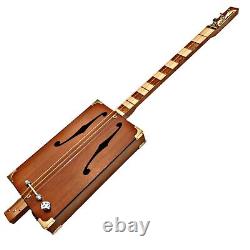 The Acoustic 3TPV Cigar Box Guitar Matteacci's Made in Italy
