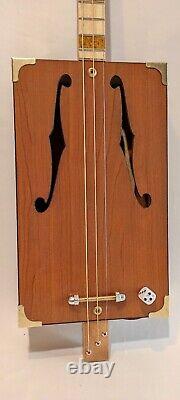 The Acoustic 3TPV Cigar Box Guitar Matteacci's Made in Italy
