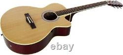 UK Electro acoustic guitar 4/4 40 M-tunes MTF238CE