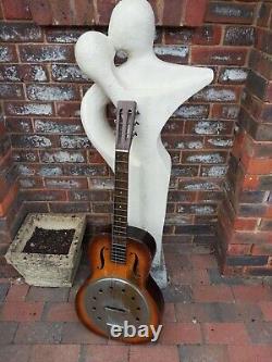 U. S. A MADE DOBRO / RESONATOR, EARLY 20th CENTURY PURE DUST BOWL ERA. BLUES