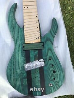 Unique Luthier Made 9 String Project Guitar Unfinished Custom Stunning