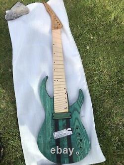 Unique Luthier Made 9 String Project Guitar Unfinished Custom Stunning