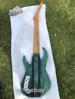 Unique Luthier Made 9 String Project Guitar Unfinished Custom Stunning