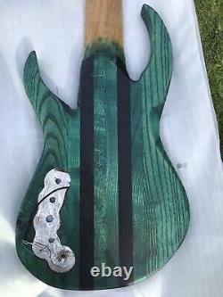 Unique Luthier Made 9 String Project Guitar Unfinished Custom Stunning