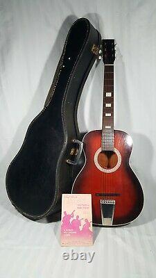 VINTAGE Made In U. S. A. Silvertone Parlor Guitar F-71-M Acoustic Guitar