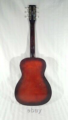 VINTAGE Made In U. S. A. Silvertone Parlor Guitar F-71-M Acoustic Guitar