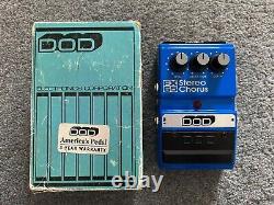 VINTAGE & RARE DOD FX65 Stereo Chorus Guitar Effects Pedal + Box Made In USA