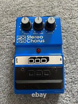 VINTAGE & RARE DOD FX65 Stereo Chorus Guitar Effects Pedal + Box Made In USA