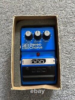 VINTAGE & RARE DOD FX65 Stereo Chorus Guitar Effects Pedal + Box Made In USA