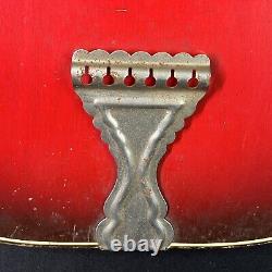 VTG 1950's Wooden Red Harmony Acoustic Guitar Made In USA