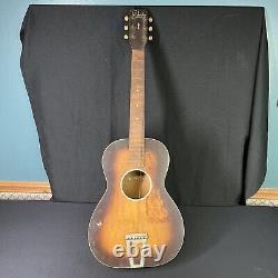 VTG 1960's Chris Adjusto Natural Wooden Acoustic Guitar Made In USA