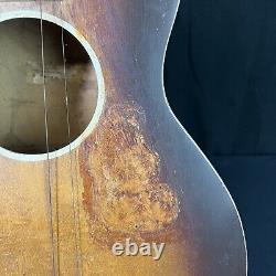 VTG 1960's Chris Adjusto Natural Wooden Acoustic Guitar Made In USA