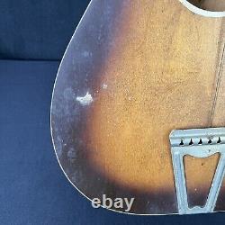 VTG 1960's Chris Adjusto Natural Wooden Acoustic Guitar Made In USA