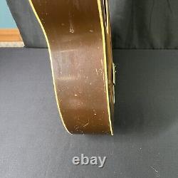 VTG 1960's Chris Adjusto Natural Wooden Acoustic Guitar Made In USA