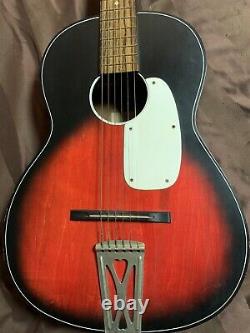 VTG Acoustic Guitar Made in USA MODEL 100 Blues Slide 1940s 1950s Stella Rare