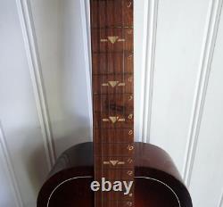 VTG Regal Parlor Acoustic Guitar 6 String Antique Numbered Frets Made In Chicago