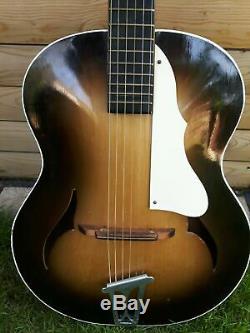 Very Rare 1950s Archtop Guitar made by'Famos' F Hole Collectable Vintage Retro