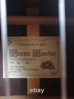 Vicente Sanchis Model 36 JT Spanish Classical Guitar Made in Valencia 1980s