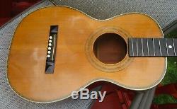 Vintage 1920's Parlor Guitar unlabeled A. Galiano likely Raphael Ciani made