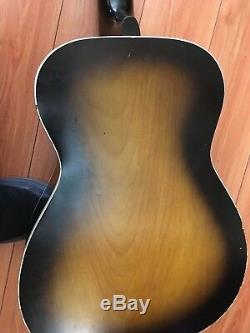 Vintage 1950s/ 60s Fender by Harmony Parlor Size Acoustic Guitar- Made in USA