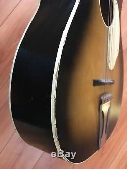 Vintage 1950s/ 60s Fender by Harmony Parlor Size Acoustic Guitar- Made in USA