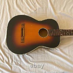 Vintage 1959 Herman Carlson Levin Model 123 Guitar Made in Sweden Read the ad