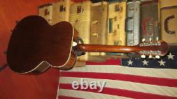 Vintage 1959 Kay K-22 Jumbo Acoustic Guitar Natural Made In The USA With Gig Bag