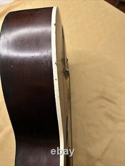 Vintage 1960's Regal Acoustic Small Body Guitar Round Neck-6 Strings-Made in USA