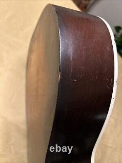 Vintage 1960's Regal Acoustic Small Body Guitar Round Neck-6 Strings-Made in USA