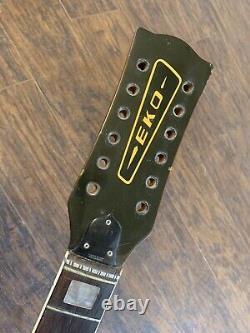Vintage 1960s EKO Ranger XII 12 String Acoustic Guitar NECK Made In Italy