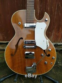 Vintage 1960s Hopf Allround Archtop Semi-acoustic Guitar made in Germany Hofner