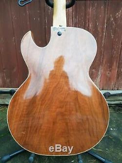 Vintage 1960s Hopf Allround Archtop Semi-acoustic Guitar made in Germany Hofner