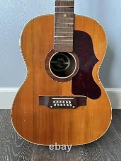 Vintage 1960s Hoyer Acoustic Guitar 12 String Made In Germany Fair/Non-working