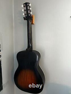 Vintage 1960s STELLA HARMONY H929 Sunburst Tiger Stripe Guitar Made In USA