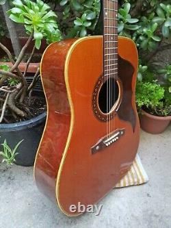 Vintage 1967 EKO RANGER 6 VI Acoustic Guitar Made ITALIA Retro Italy GREAT SOUND