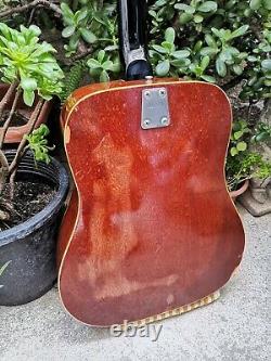 Vintage 1967 EKO RANGER 6 VI Acoustic Guitar Made ITALIA Retro Italy GREAT SOUND
