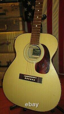 Vintage 1968 Paramount PA630 Flat Top Acoustic Guitar Natural American Made