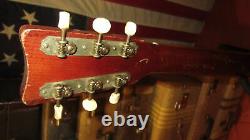 Vintage 1968 Paramount PA630 Flat Top Acoustic Guitar Natural American Made