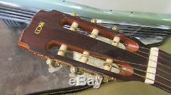 Vintage 1970's C. G. CONN C200 6 String Classic Acoustic Guitar made in Japan