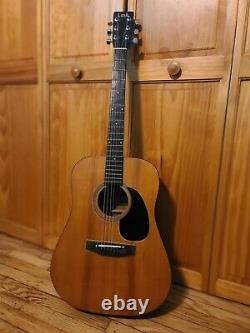 Vintage 1970's Lark L205 Acoustic Guitar Korean Made Plays & Sounds Nice Relic