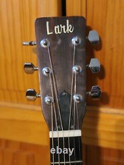 Vintage 1970's Lark L205 Acoustic Guitar Korean Made Plays & Sounds Nice Relic