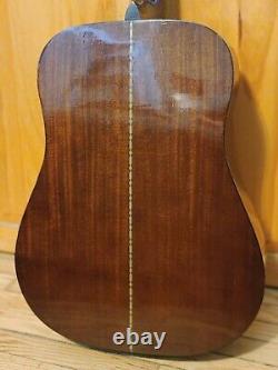 Vintage 1970's Lark L205 Acoustic Guitar Korean Made Plays & Sounds Nice Relic