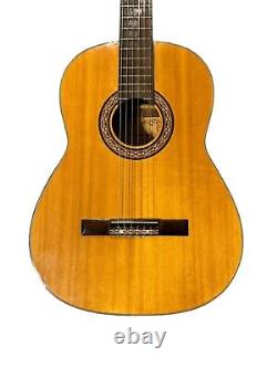 Vintage 1970s Ensenada Acoustic Guitar Made In Japan 6 Strings