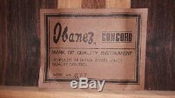 Vintage 1970s Ibanez Concord 677 Acoustic Guitar Made in Japan