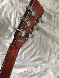 Vintage 1970s Kiso Suzuki 965 Acoustic Guitar Made in Japan