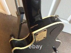 Vintage 1970s black Jedson guitar. Made in Japan MIJ
