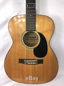 Vintage 1978 Hohner HGK299 Acoustic Guitar 6 Strings Made In Korea Mint